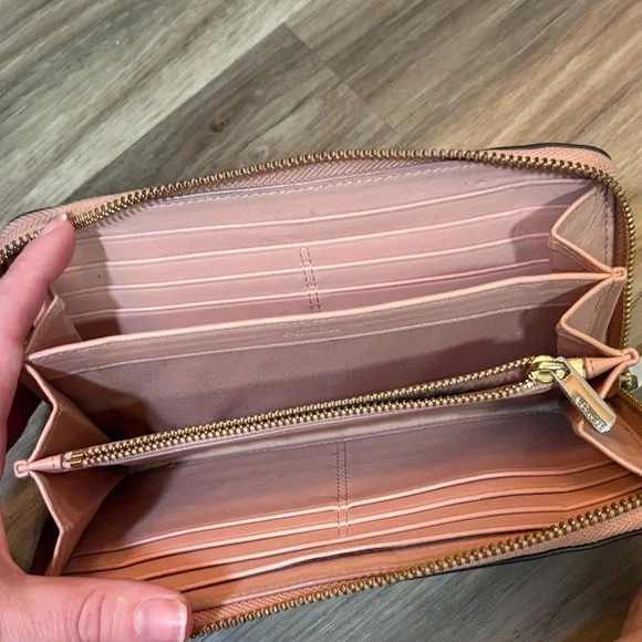 Coach Tan and Snake Print Women's Wallet (project wallet dirty) - Picture 2 of 11